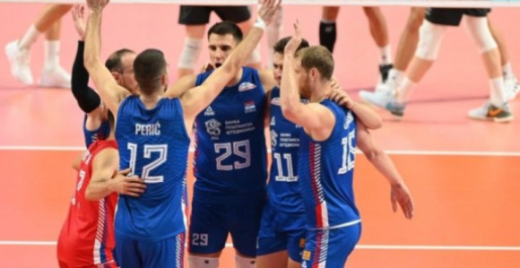 Treći trijumf: Odbojkaši Srbije savladali Estoniju