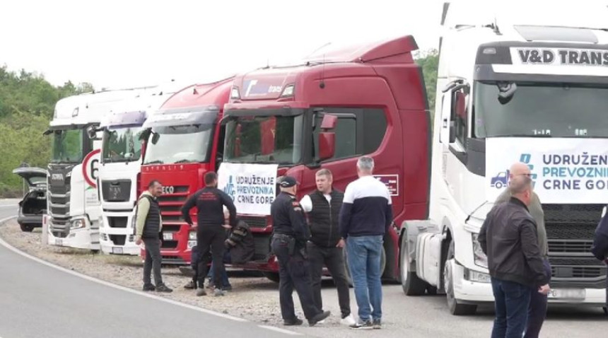 Protesti prevoznika Crne Gore i sljedeće sedmice