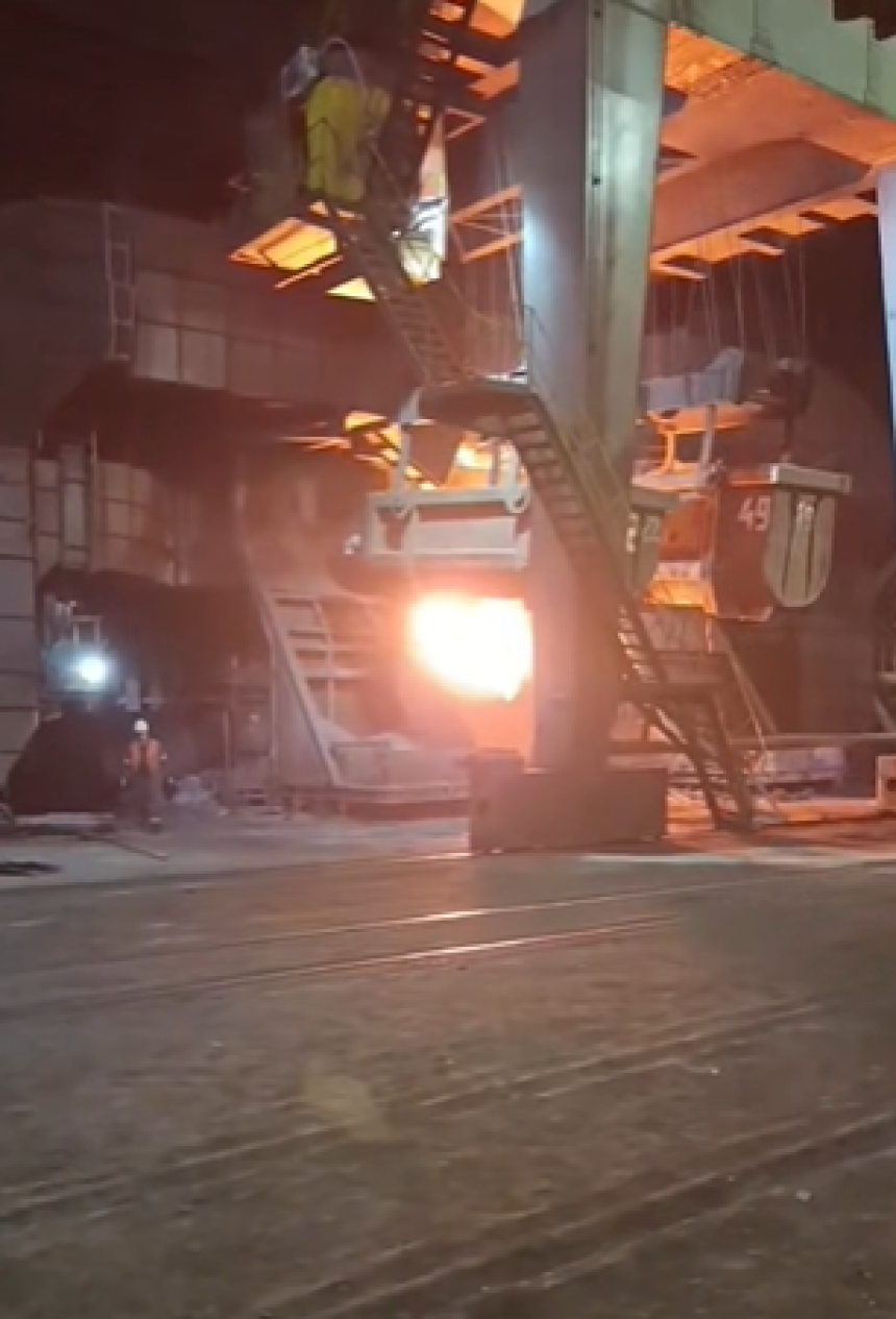 Peć u Željezari Zenica ugašena uz sirenu za evakuaciju