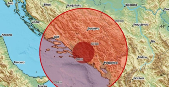 Zemljotres pogodio Hercegovinu, osjetio se i u regionu