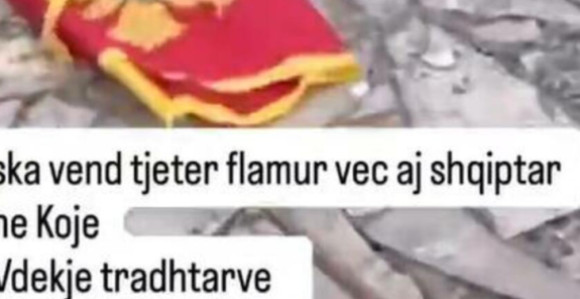 Skinuo zastavu Crne Gore s jarbola, traži albansku