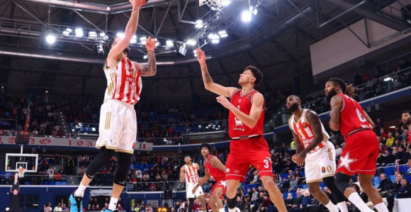 Košarkaši Zvezde za pobjedu protiv Olimpije u Milanu